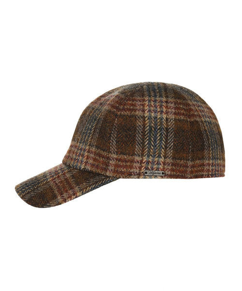 Tweed Baseball Cap | Brown