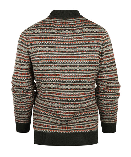 Polo Pullover FairIsle | Green