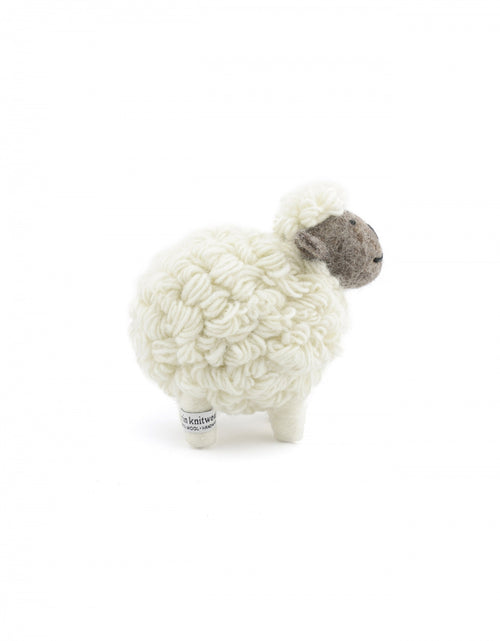 Knitted Sheep Small | White