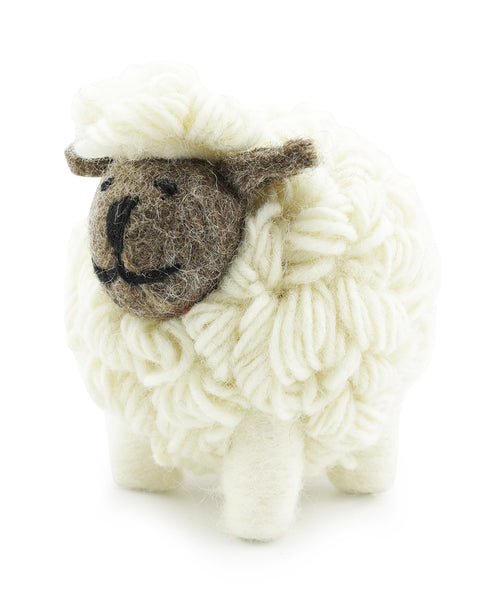 Knitted Sheep Medium | White