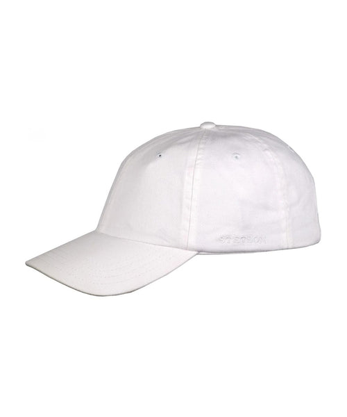 Stetson Baseball Cap Cotton | White