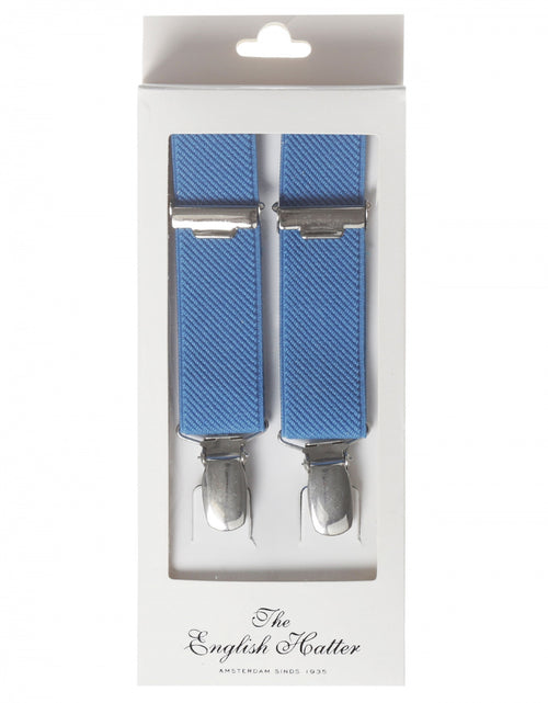 Narrow Braces with Clips | Blue