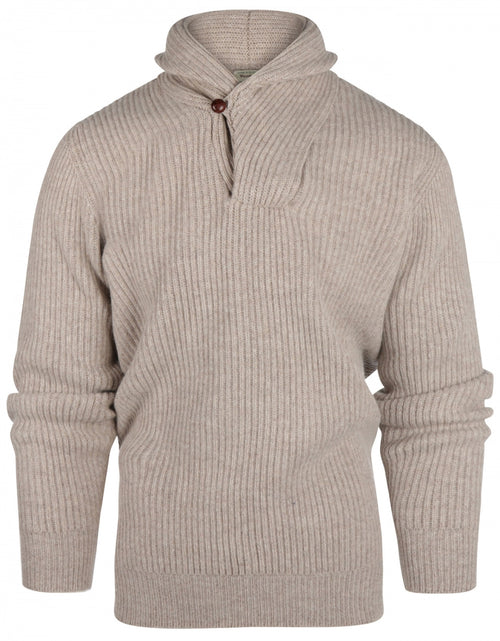 William Lockie Pullover Shawl Collar | Cobble