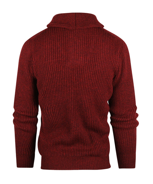 William Lockie Pullover Shawl Collar | Red Velvet