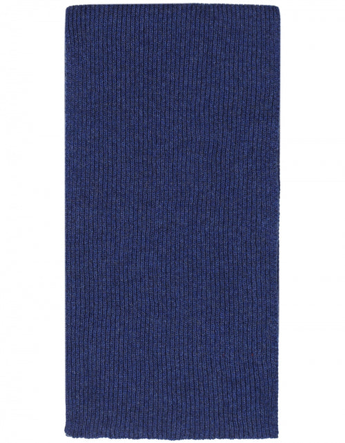 WL Cashmere Rib Scarf | Blue