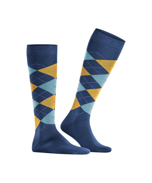 Manchester Men's Knee Socks | Blue