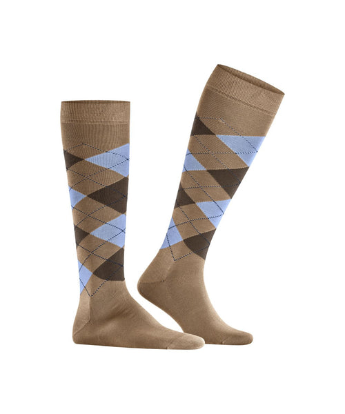 Manchester Men's Knee Socks | Brown