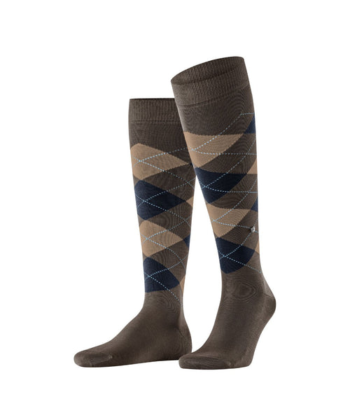 Manchester Men's Knee Socks | Brown