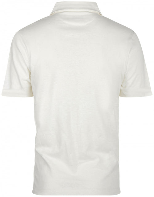 Polo cotton and linen | White