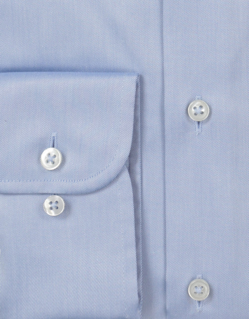 Shirt uni semi spread collar | Blue