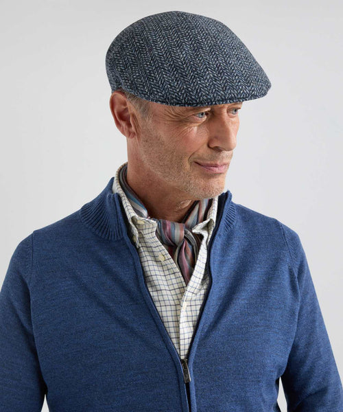 Jockey Tweed Cap | Blue