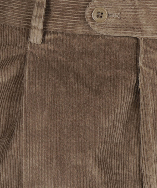 Corduroy Pants Wide Rib | Brown