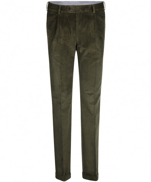 Corduroy Pants Wide Rib | Green