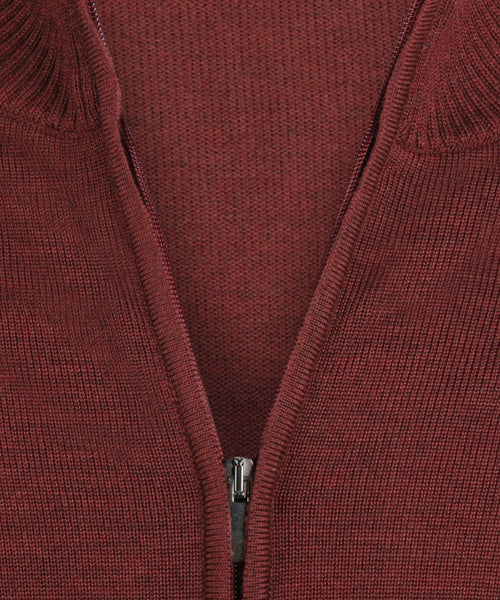 Merino Ritsvest | Rood