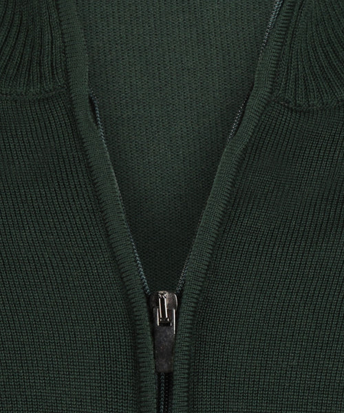 Merino Zip Vest | Green