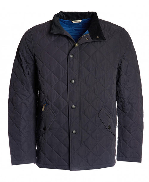 Barbour Shoveler Quilted Jacket | Navy Blue