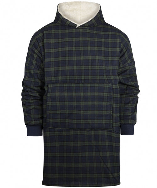 Fleece lined nightshirt | Blackwatch