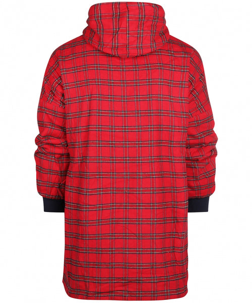 Fleece lined nightshirt | Rood