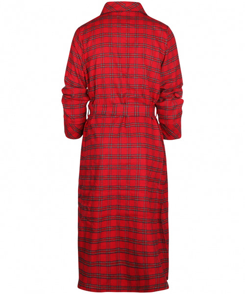 Flannel Dressing Gown | Red