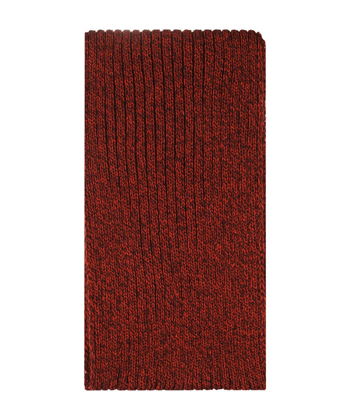 Ribbed merino scarf | Bordeaux Red