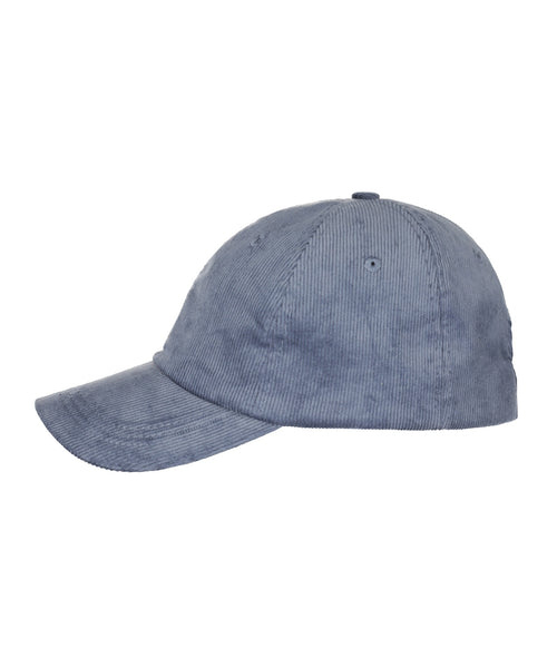 Corduroy Baseball Cap | Denim Blauw