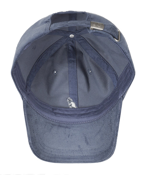 Corduroy Baseball Cap | Denim Blauw