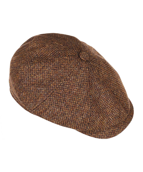 Tweed Balloon Cap | Brown