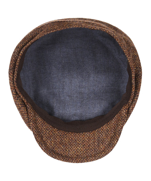 Tweed Balloon Cap | Brown