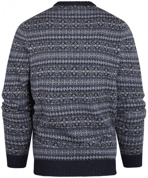 AP Round Neck Fairisle | Blue