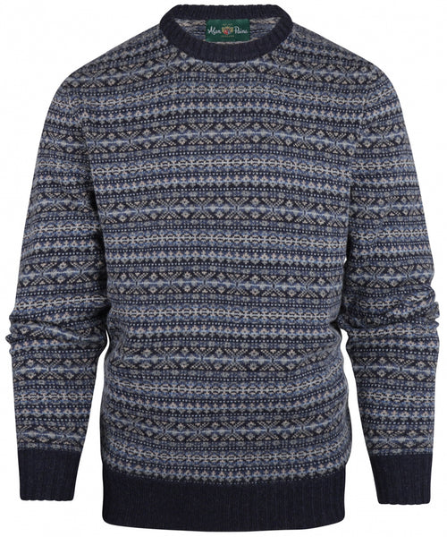 AP Round Neck Fairisle | Blue