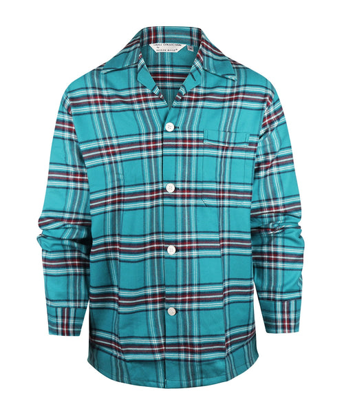 Derek Rose Flannel Pyjama | Green