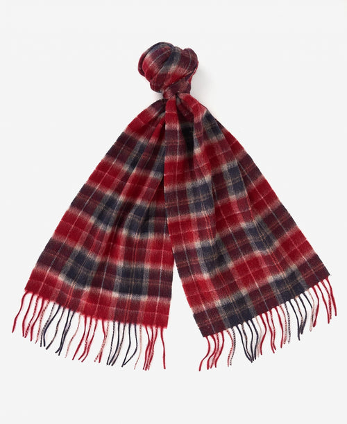 Barbour Tartan Scarf&Glove Gift Set | Red