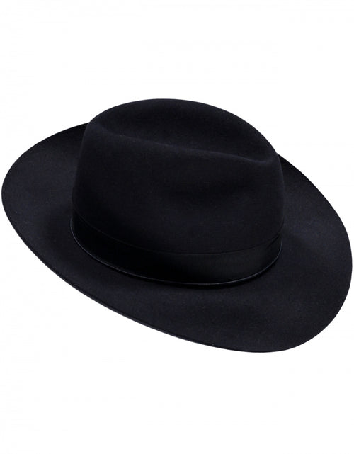 Italian Fedora Hat SQ | Navy Blue