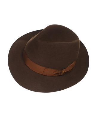 Italiaanse Fedora Hoed | Bruin