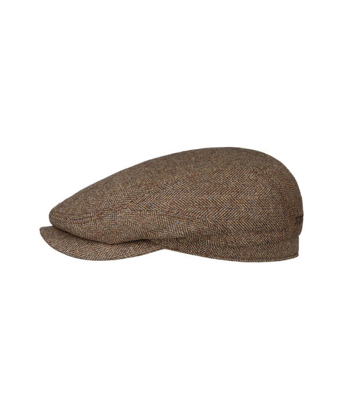 Klassieke Cap Silk | Bruin Visgraat