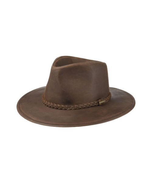 Stetson Buffalo Leather Hat | Brown