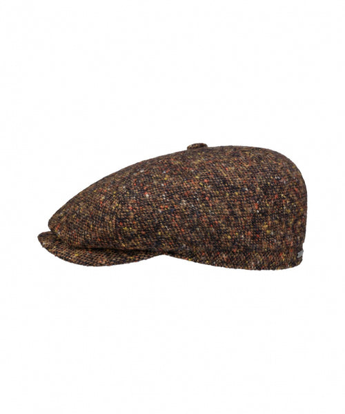 6-Panel Donegal Wool Cap | Brown