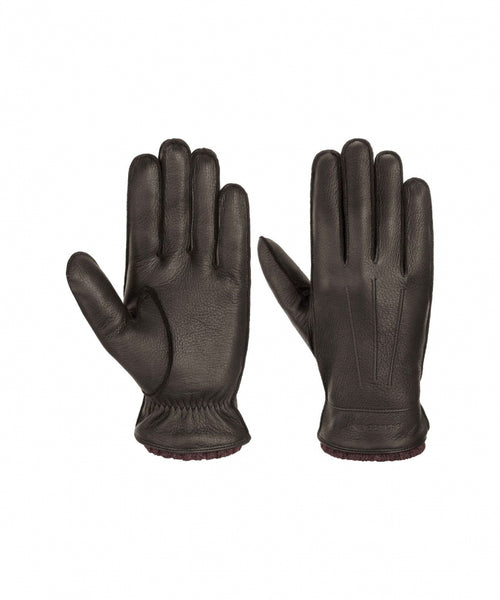 Stetson Gloves Deerskin with Cashmere | Brown