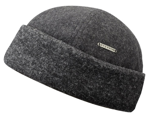 Stetson Docker Wool/Cashmere | Antraciet Grijs