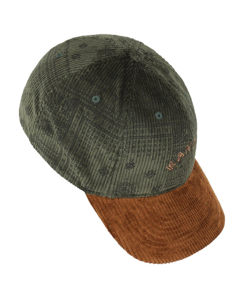 Kangol Corduroy Baseball Cap | Groen