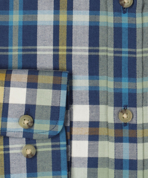 Viyella Shirt Button Down | Blue