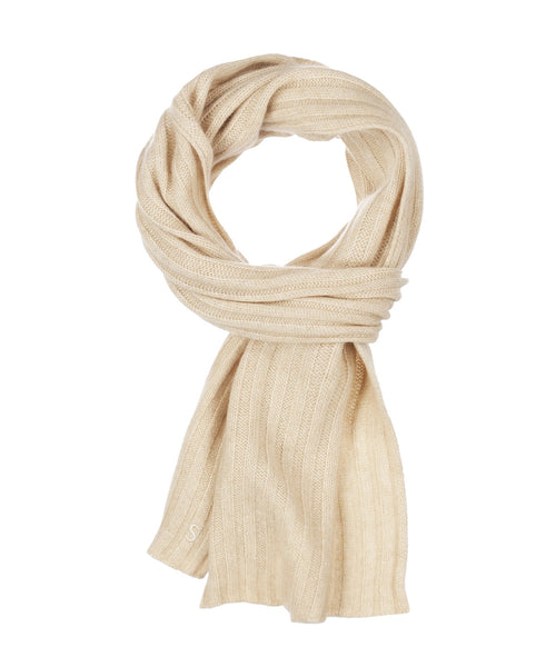 Stetson Scarf Undyed Cashmere Sustainable | Beige