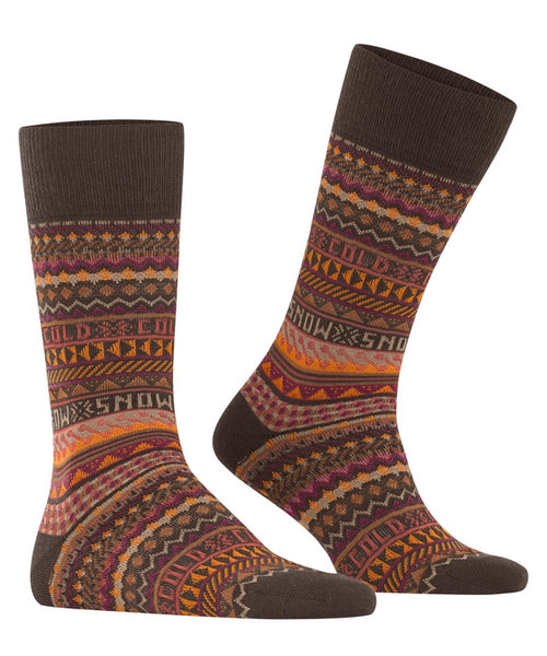 Burlington Snow Isle Men's Socks | Brown