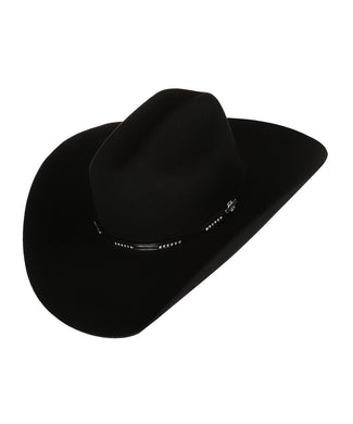 Stetson Western Hoed Liano Wool 4X | Zwart