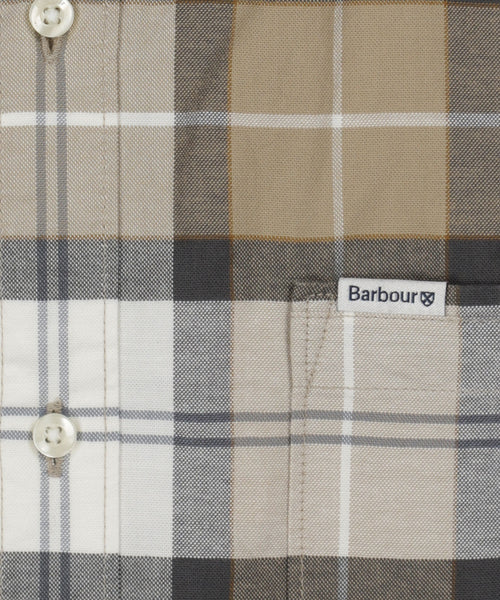 Barbour Lewis Tailored Shirt | Brown