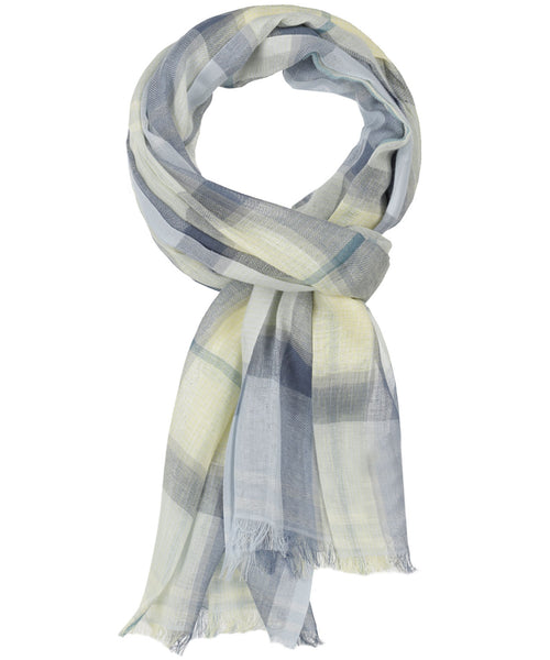 Barbour Welton Tartan Scarf | Yellow