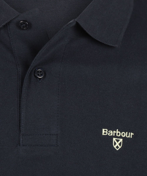 Barbour Lightweight Sports Polo | Navy Blue