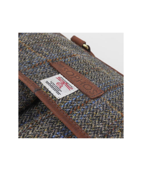 Harris Tweed Briefcase | Brown