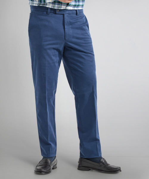 Leeds Cotton Trousers | Blue