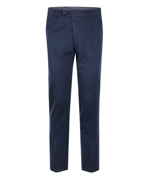 Leeds Cotton Trousers | Blue